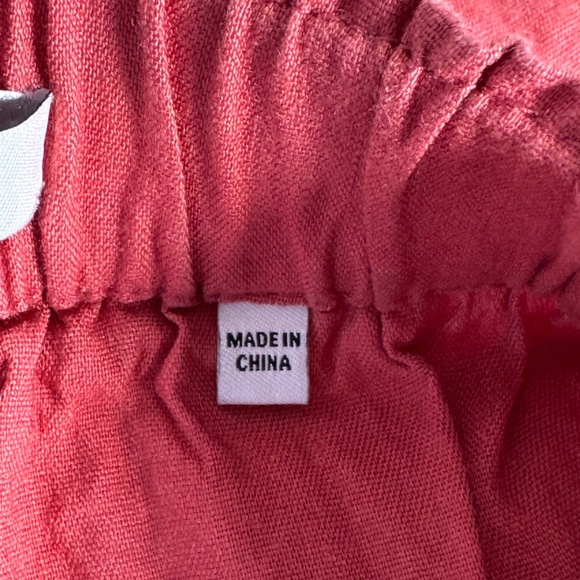 Rebecca Taylor Linen Blend High Drawstring Waist Pajama Shorts Sz XS - Picture 7 of 7